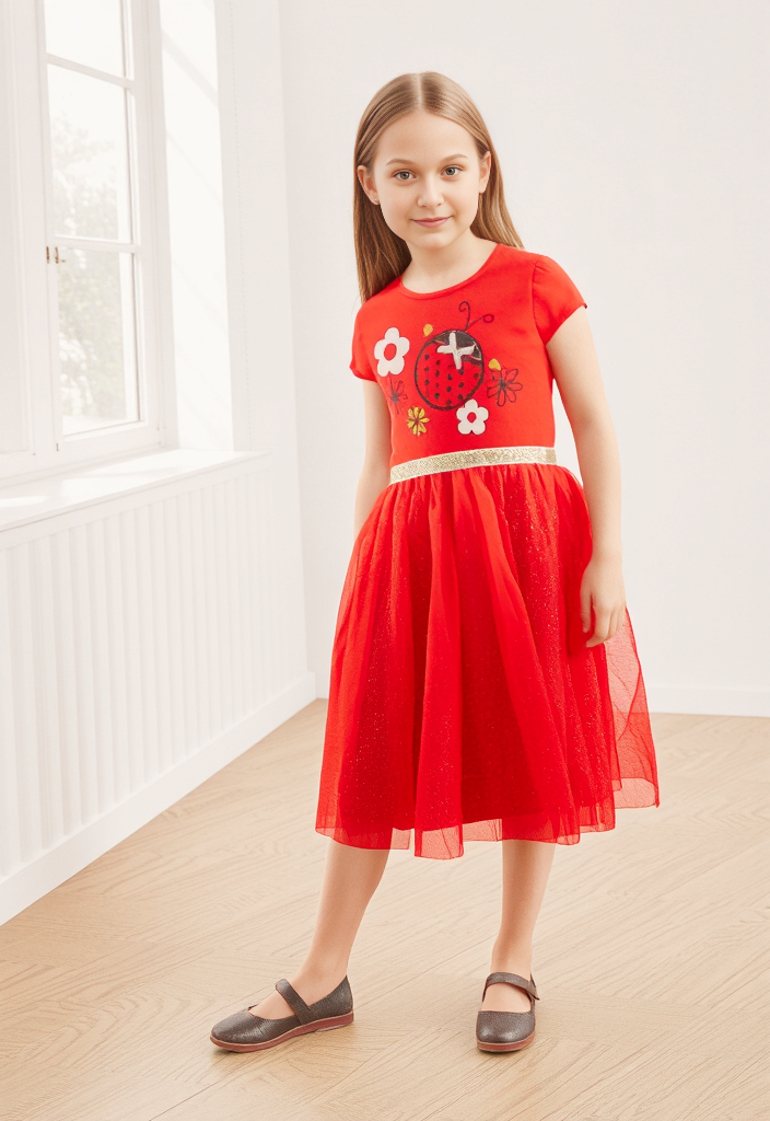 Red Ladybug Dress