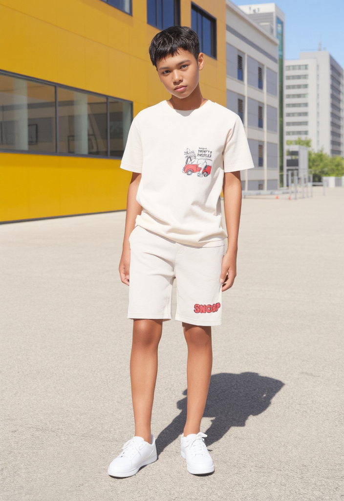 Summer Snoopy Cream Set – Cartoon Ride & Snap Print