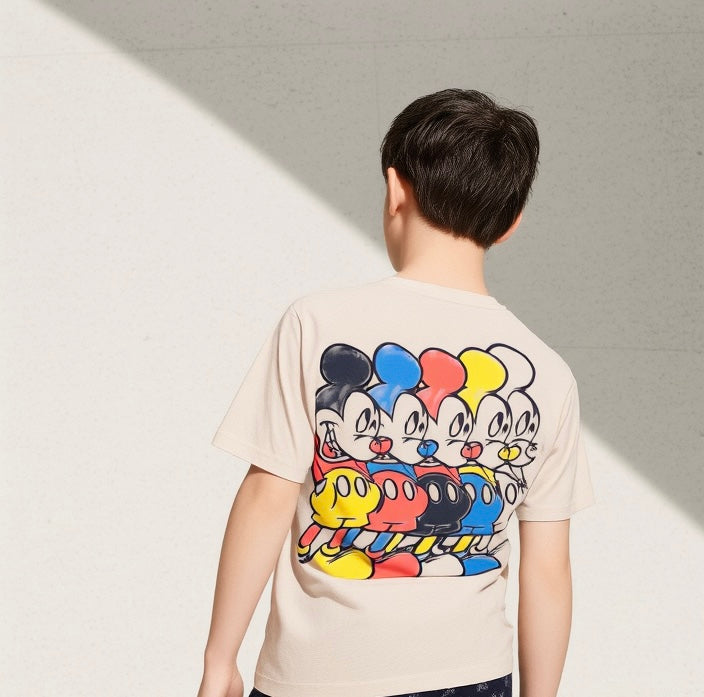 Mickey Sketch Beige & Navy Set