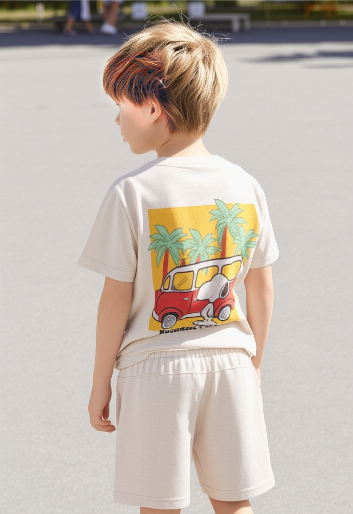 Summer Snoopy Cream Set – Cartoon Ride & Snap Print