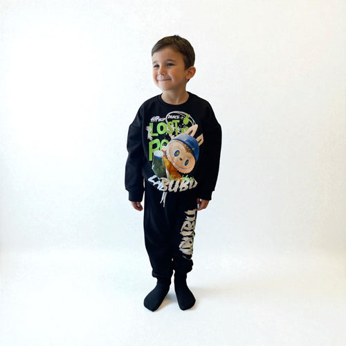 Black Labubu Tracksuit