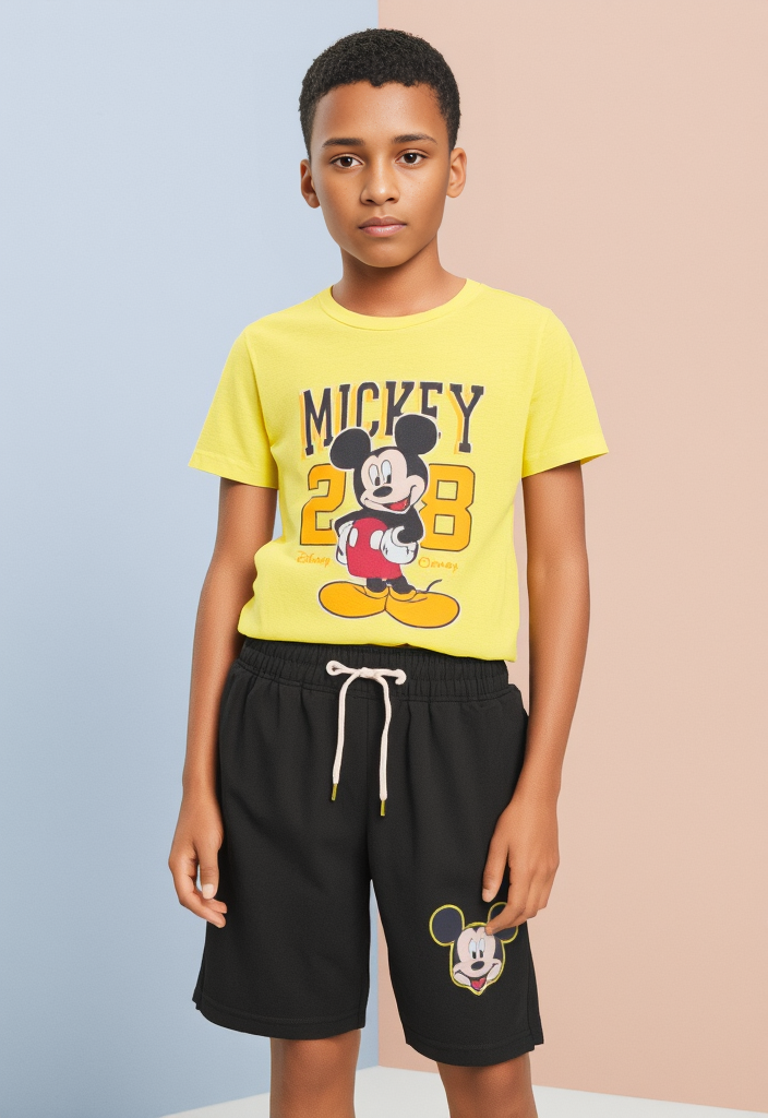 Mickey Mouse Yellow & Black Set
