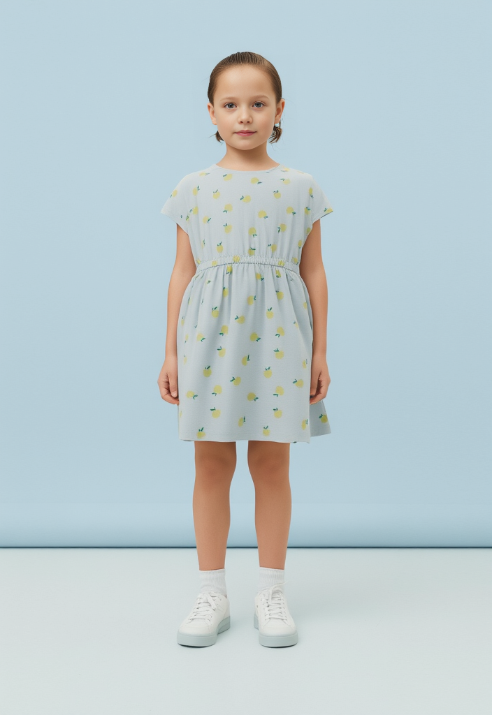 Lemon Blue Dress