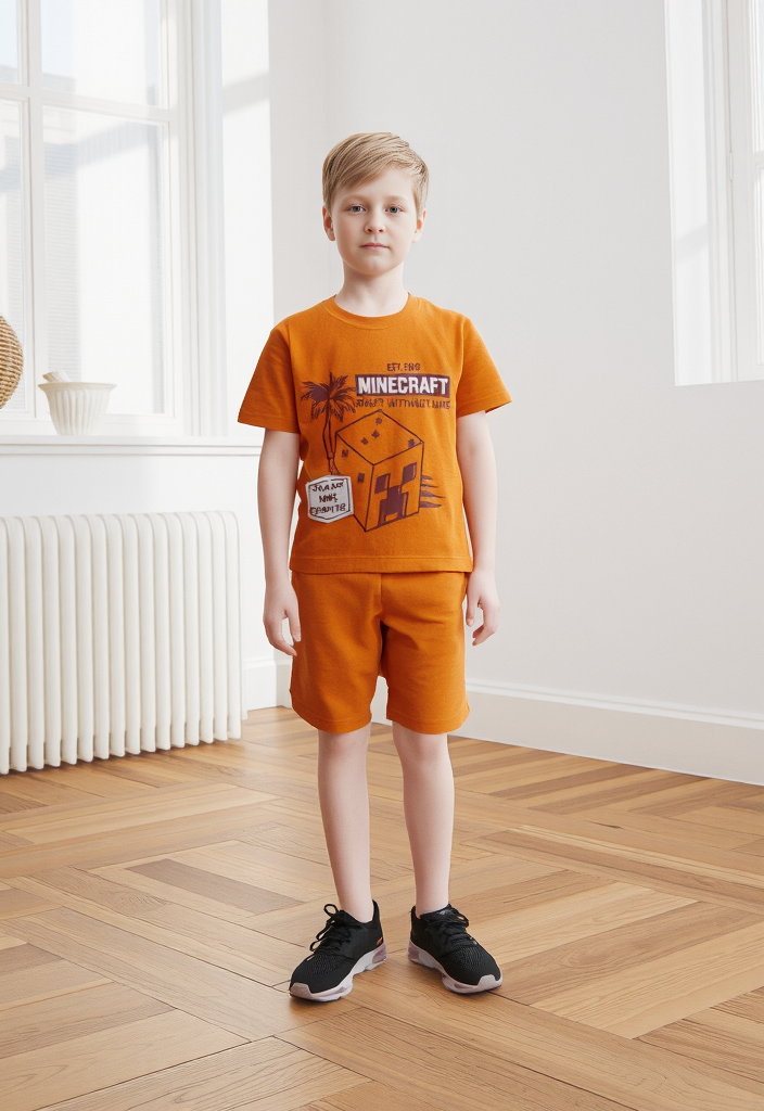 Minecraft Adventure Boys’ Set – Orange