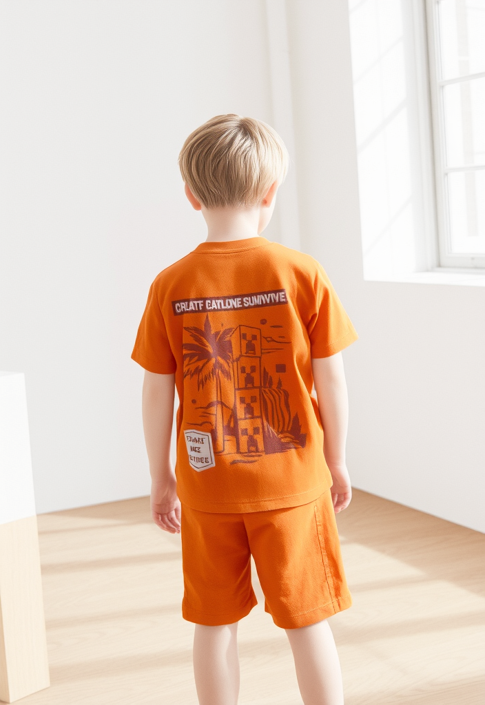 Minecraft Adventure Boys’ Set – Orange